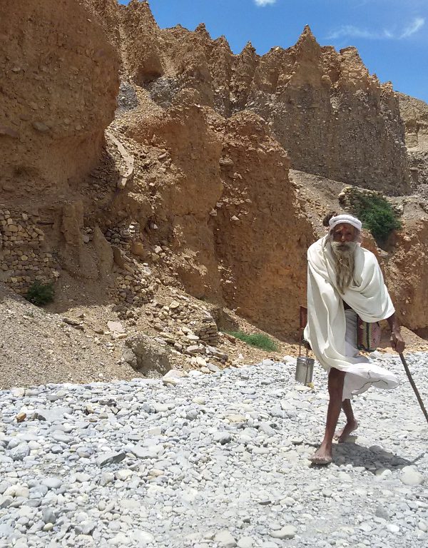 A Hindu Sadhu on the way to Damodar Kund