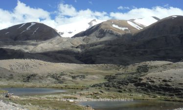 Twin Lakes of Damodar Kund and Bhrikuti Himal