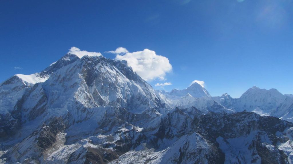 View From the Summit Towards Mt. Everest